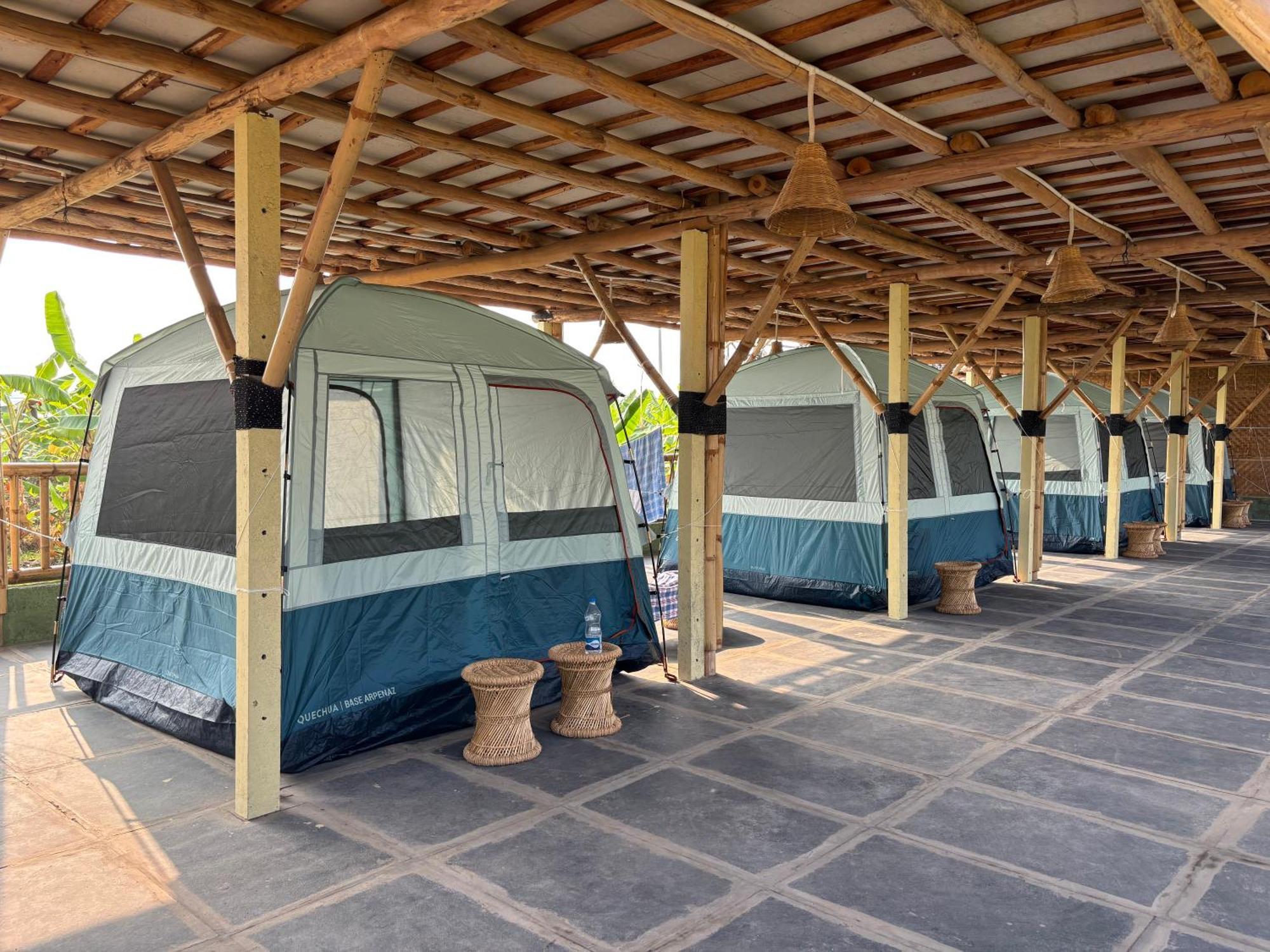 Mowgli'S Cafe Hampi & Guest House Luaran gambar